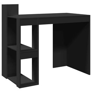 vidaXL Birou, negru, 103,5x56,5x94 cm, lemn prelucrat
