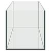 vidaXL Acvariu cu depozitare Transparent 80 x 20 x 20 cm Sticlă