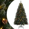 vidaXL Brad de Crăciun artificial cu 300 LED-uri, 210 cm