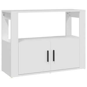 vidaXL Servantă, alb, 80x30x60 cm, lemn prelucrat