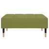 vidaXL Taburet, verde deschis, 78x56x32 cm, catifea