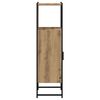 vidaXL Dulap de baie, stejar artizanal, 33x33x120,5 cm, lemn prelucrat