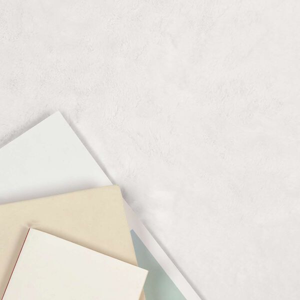 vidaXL Covor din Blană Faux de Iepure Olite Alb 240 x 240 cm Poliester