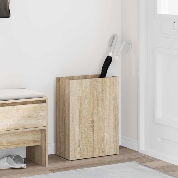vidaXL Suport pentru umbrele Stejar Sonoma 40 x 20 x 55,5 cm