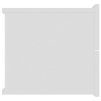 vidaXL Noptieră, alb, 40 x 30 x 30 cm, PAL