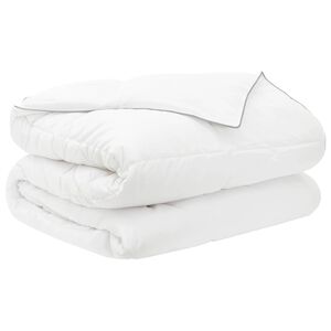 vidaXL Pilotă de vară 260 x 220 cm Vară 150 gsm Fibră de bambus Alb