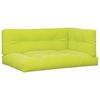 vidaXL Perne de paleți, 3 buc, verde aprins, material textil