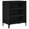 vidaXL Bufet Stejar Negru 57 x 35 x 70 cm Lemn prelucrat