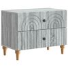 vidaXL Dulap de noapte Sonoma gri 62 x 34,5 x 48 cm Lemn prelucrat