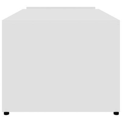 vidaXL Măsuță de cafea, alb, 90 x 45 x 35 cm, PAL