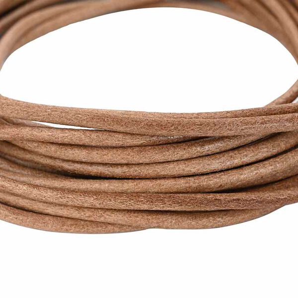 vidaXL Cord din Piele Maro &Oslash;5 mm x 10 m Piele