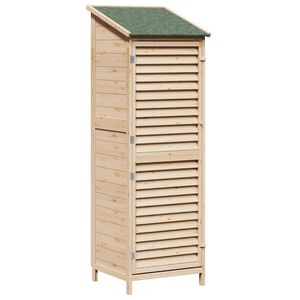 vidaXL Sălaș de grădină natural 59 x 56 x 176 cm Lemn de Brad Solid