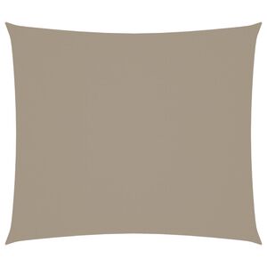 vidaXL P&acirc;nză parasolar gri taupe 2,5x3m țesătură oxford dreptunghiular