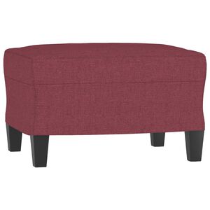 vidaXL Taburet, roșu vin, 60x50x41 cm, material textil