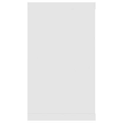 vidaXL Rafturi de perete cub, 6 buc., alb, 80x15x26,5 cm PAL