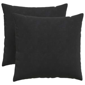 vidaXL Perne pentru canapea 2 pcs Negru 50 x 50 cm