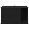 vidaXL Casa pentru pisici Negru 85 x 55 x 50 cm Lemn compozit
