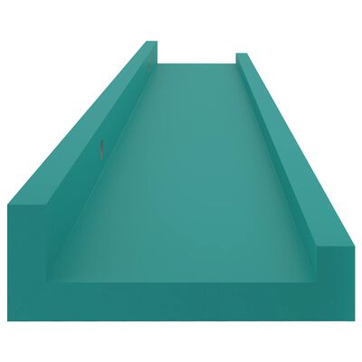 vidaXL Rafturi de perete, 2 buc., albastru, 60x9x3 cm