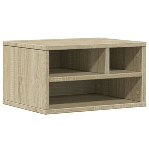 vidaXL Suport imprimantă, stejar sonoma, 40x32x22,5 cm, lemn prelucrat