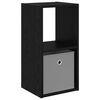 vidaXL Noptieră Stejar Negru 30,5 x 27 x 59,5 cm Lemn prelucrat