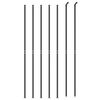 vidaXL Gard plasă de sârmă cu bordură, antracit, 2,2x10 m