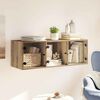 vidaXL Dulap de perete Stejar Artizanal 102 x 37 x 35 cm Lemn compozit