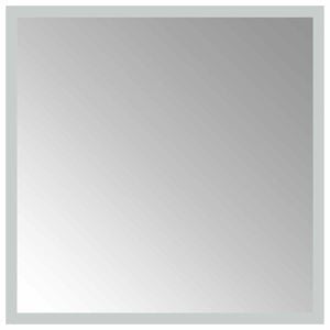 vidaXL Oglindă de baie cu LED Transparent 40 x 40 cm sticlă securizată