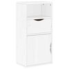 vidaXL Dulap lateral cu sertar &bdquo;ODDA&rdquo; alb 40x24x79cm lemn masiv de pin