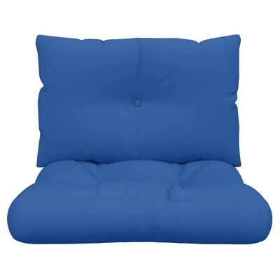 vidaXL Perne de paleți, 2 buc., albastru regal, material textil
