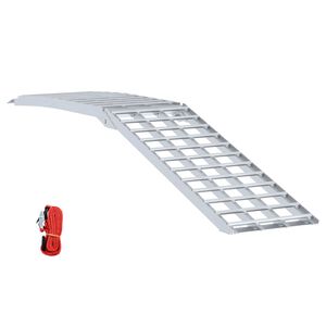 vidaXL Rampă pentru motocicletă 680 kg Argintiu 680 kg Aluminiu