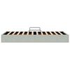 vidaXL Pat cu storage cu headboard Gri deschis 90 x 190 cm Catifea