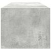 vidaXL Comodă TV, gri beton, 100x31x25,5 cm, lemn prelucrat
