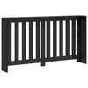 vidaXL Capac pentru radiator Stejar Negru 149 x 20 x 82 cm