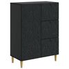 vidaXL Bufet Negru 66 x 34,5 x 90 cm Lemn prelucrat