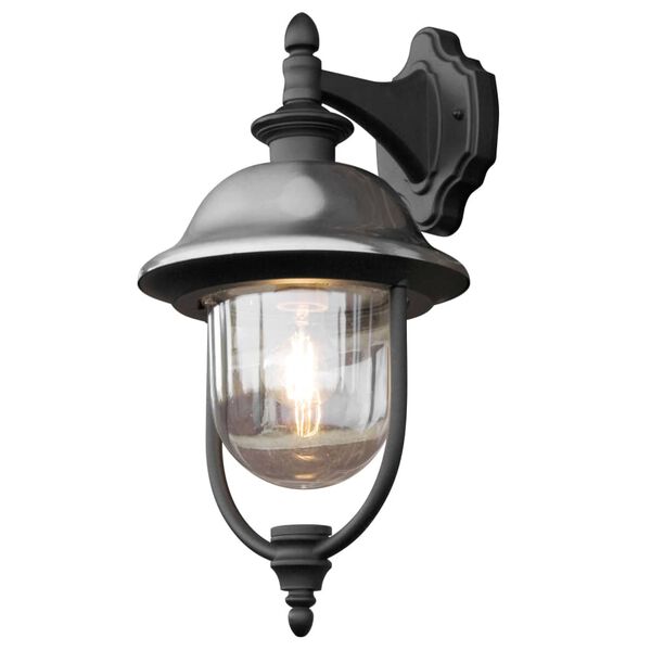 KONSTSMIDE Lampă de perete "Parma" orientare &icirc;n jos, oțel inoxidabil