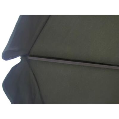 Umbrelă din aluminiu cu bază portabilă, verde
