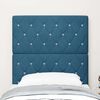 vidaXL Tăblie cap cu headboard Albastru închis 80 cm Piele artificială