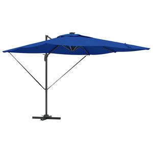 vidaXL Umbrelă de soare Albastru Azur 286 x 284 x 270 cm