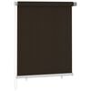 vidaXL Jaluzea tip rulou de exterior 125 (l) x 140 (&icirc;) cm, maro