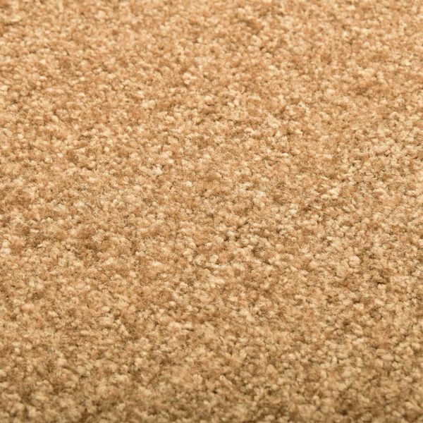 vidaXL Covoraș de ușă lavabil, crem, 90 x 150 cm