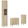 vidaXL Set de cabinet pentru baie cu 3 piese ARNHEM Stejar Sonoma
