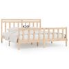 vidaXL Cadru de pat Super King, 180x200 cm, lemn masiv de pin