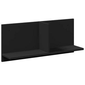 vidaXL Dulap de perete, negru, 70x16,5x30 cm, lemn prelucrat