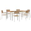 vidaXL Set dining pentru exterior 7 buc. 200 x 90 x 75 cm