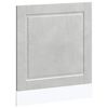 vidaXL Panou pentru mașină de spălat vase beton gri 60x1,5x57 cm lemn prelucrat