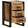 vidaXL Dulap de noapte Maro 40 x 40 x 59 cm Lemn de mango solid