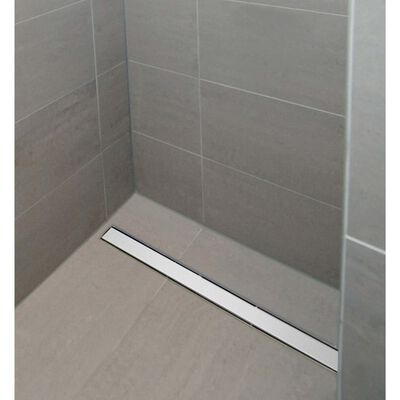 SCHÜTTE Scurgere pardoseală de duș, capac din oțel inoxidabil, 95,5 cm
