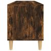 vidaXL Comodă TV, stejar fumuriu, 100x34,5x44,5 cm, lemn prelucrat