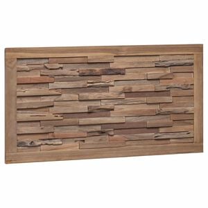 vidaXL &Icirc;ntăritură de pat natural Lemn solid de tec