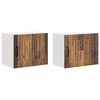 vidaXL Dulap de perete LUCCA 2 pcs Lemn vechi 50 x 31 x 40 cm